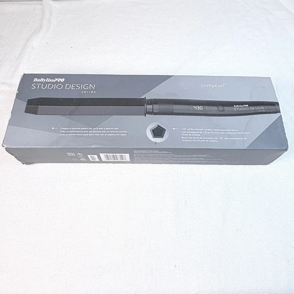 BaBylissPRO Studio Design Series Crimpcurl 1.25 Inch Pentagon Barrel BSSD5075T